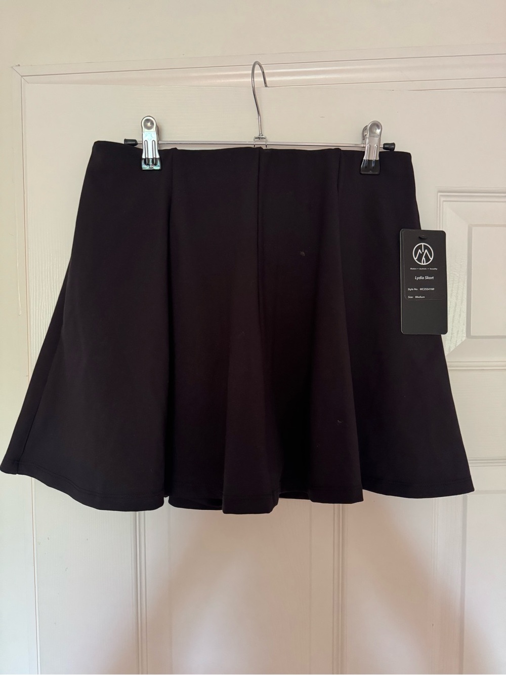 Black Circle Skirt by Move Theology — Flared Skater Style